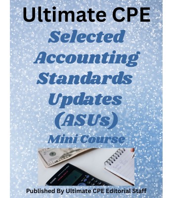Selected Accounting Standards Updates (ASUs) 2026 Mini Course